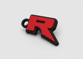 Raptor "R" Keychain