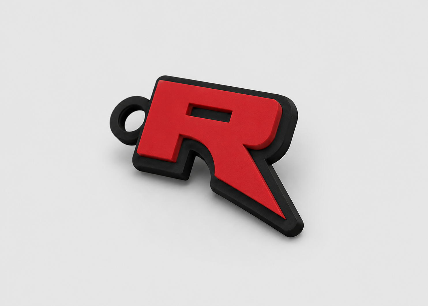 Raptor "R" Keychain